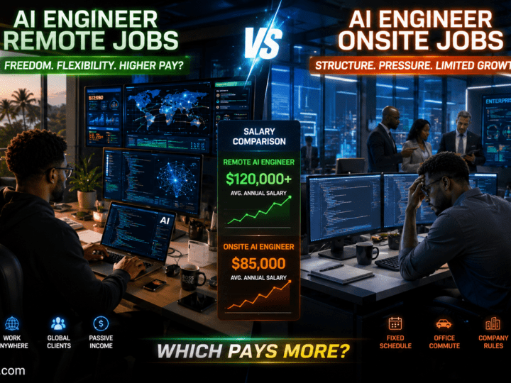 AI Engineer Remote Jobs vs Onsite AI Jobs: Which Pays More? AI Engineer Remote Jobs vs Onsite AI Jobs: Which Pays More?