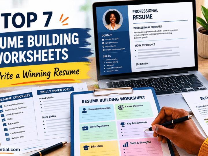Top 7 Resume Building Worksheets to Write a Winning Resume