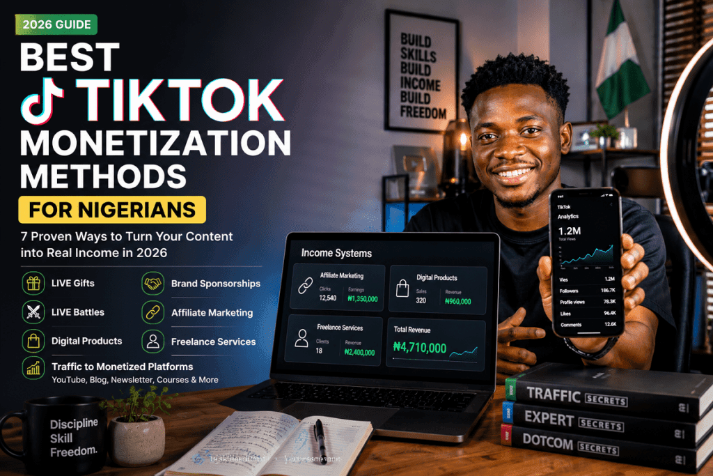 Best TikTok Monetization Methods for Nigerians (2026 Guide) Best TikTok Monetization Methods for Nigerians (2026 Guide)