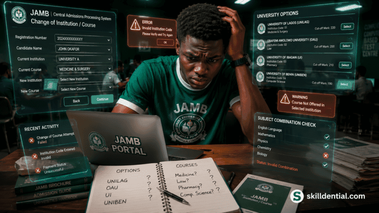 JAMB Change of Institution and Course: 7 Mistakes to Avoid