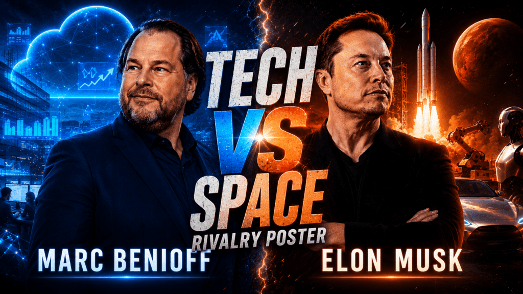 Marc Benioff vs Elon Musk: Different Paths to Tech Influence