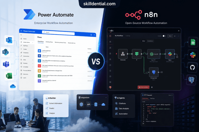 Power Automate vs n8n: Features, Pricing, & Best Use Cases