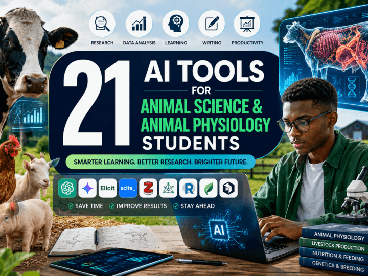 21 AI Tools for Animal Science & Animal Physiology Students