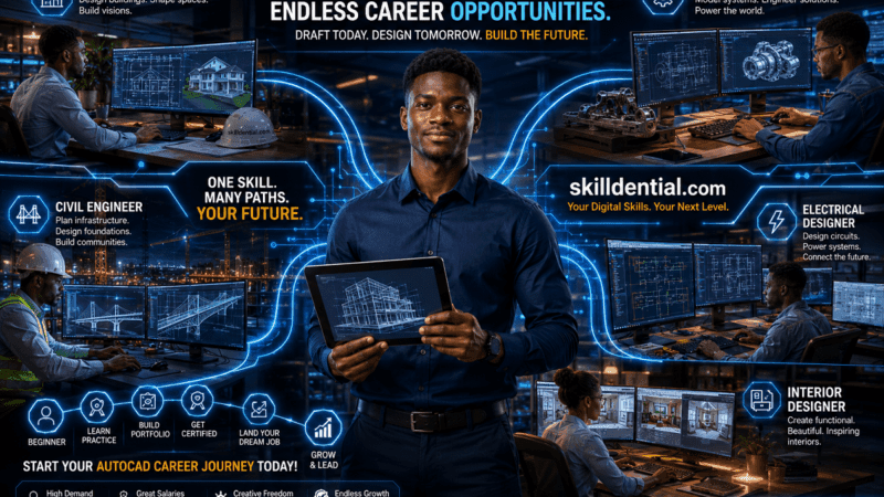 AutoCAD Career Path for Beginners: Skills, Jobs, and Salary AutoCAD Career Path for Beginners: Skills, Jobs, and Salary