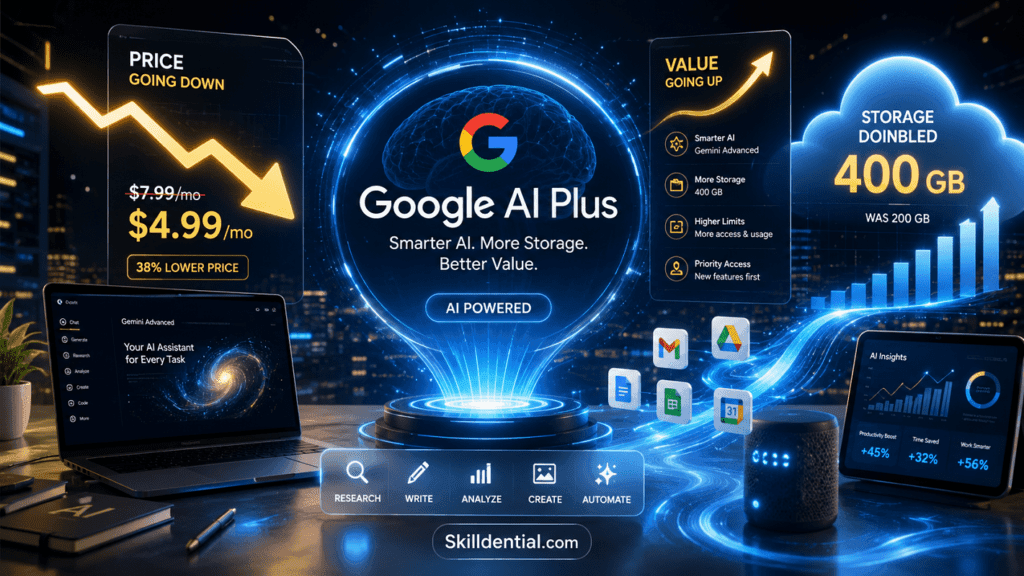 Why Google AI Plus Is Now Cheaper & More Valuable Than Ever Why Google AI Plus Is Now Cheaper & More Valuable Than Ever