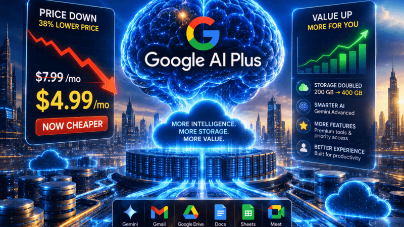 Why Google AI Plus Is Now Cheaper & More Valuable Than Ever Why Google AI Plus Is Now Cheaper & More Valuable Than Ever