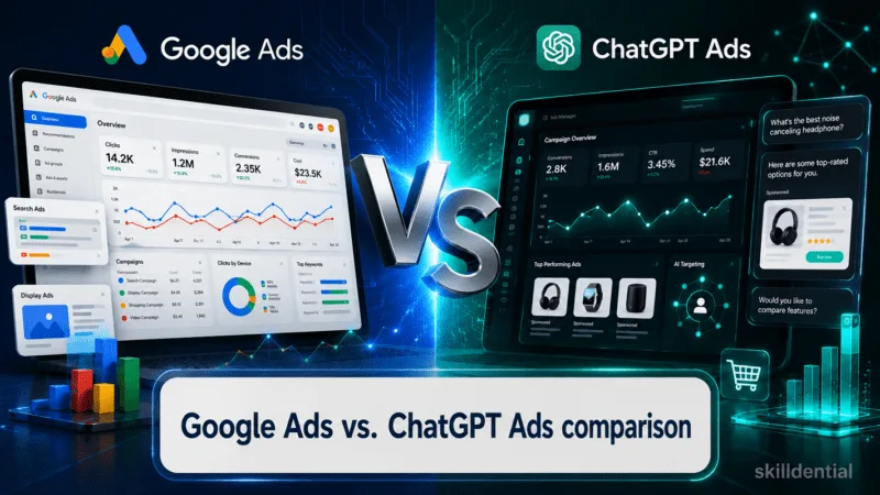 Google Ads vs ChatGPT Ads Manager: A Complete Comparison Google Ads vs ChatGPT Ads Manager: A Complete Comparison
