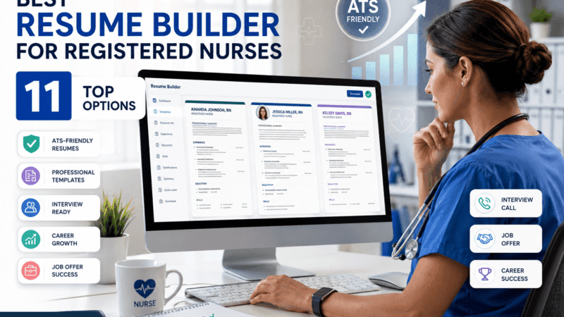 Best Resume Builder for Registered Nurses: 11 Top Options