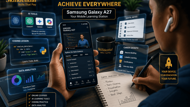 Turning a Samsung Galaxy A27 Into a Mobile Learning Station