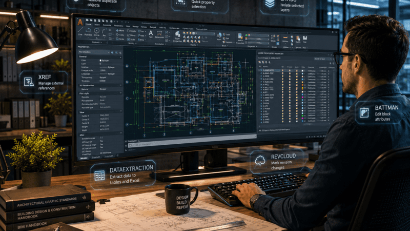 35 Rarely Used AutoCAD Commands That Save Hours of Work 35 Rarely Used AutoCAD Commands That Save Hours of Work