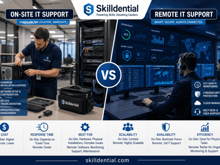 On-Site IT Support vs Remote IT Support for Small Businesses