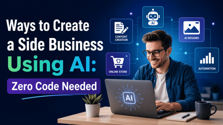 Ways to Create a Side Business Using AI: Zero Code Needed