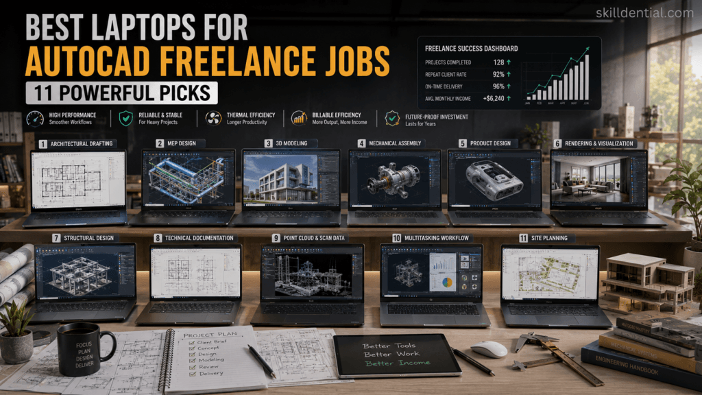 Best Laptops for AutoCAD Freelance Jobs: 11 Powerful Picks Best Laptops for AutoCAD Freelance Jobs: 11 Powerful Picks