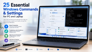 25 Essential Windows Commands & Settings for PC and Laptop