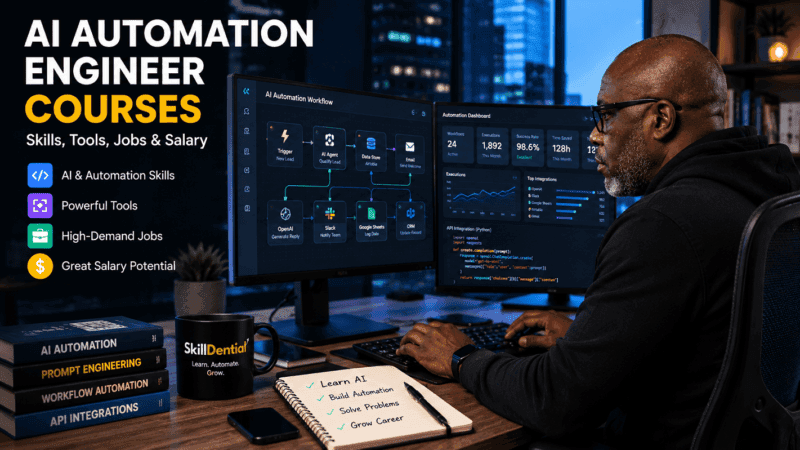 AI Automation Engineer Courses: Skills, Tools, Jobs & Salary AI Automation Engineer Courses: Skills, Tools, Jobs & Salary