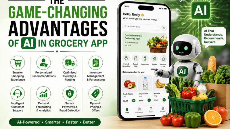 How AI Is Transforming Grocery Apps: Benefits and Use Cases How AI Is Transforming Grocery Apps: Benefits and Use Cases