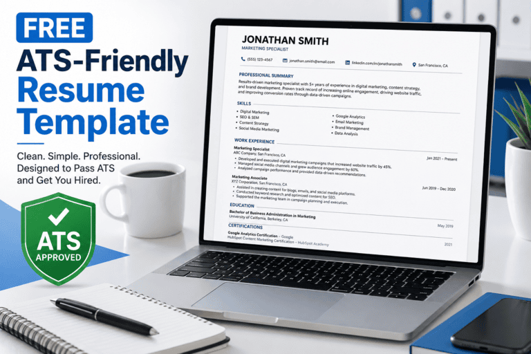 ATS-Friendly Resume Template: Free Download & Writing Guide