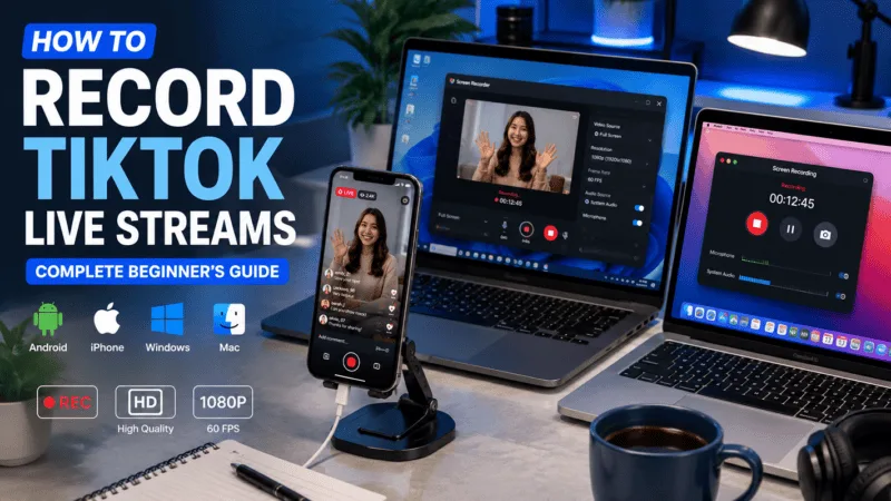 How to Record TikTok Live Streams: Complete Beginner’s Guide