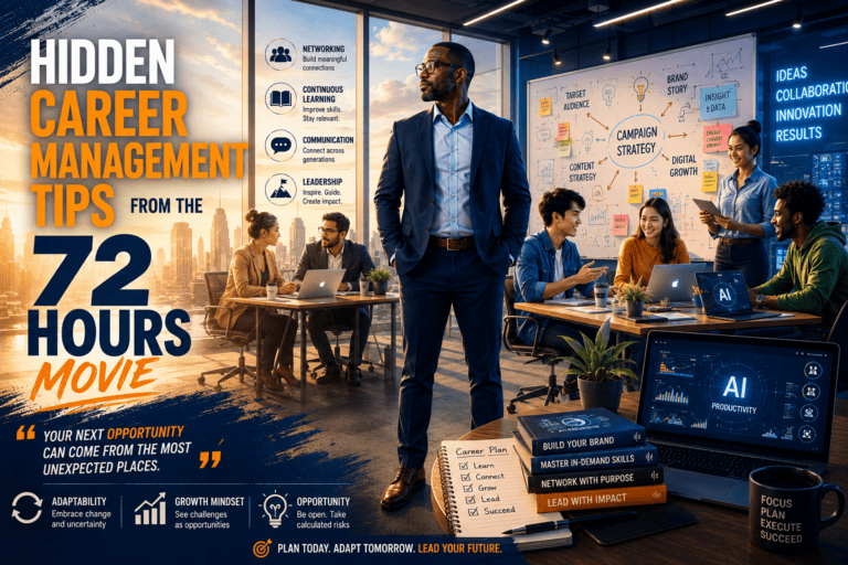 Hidden Career Management Tips from the 72 Hours Movie