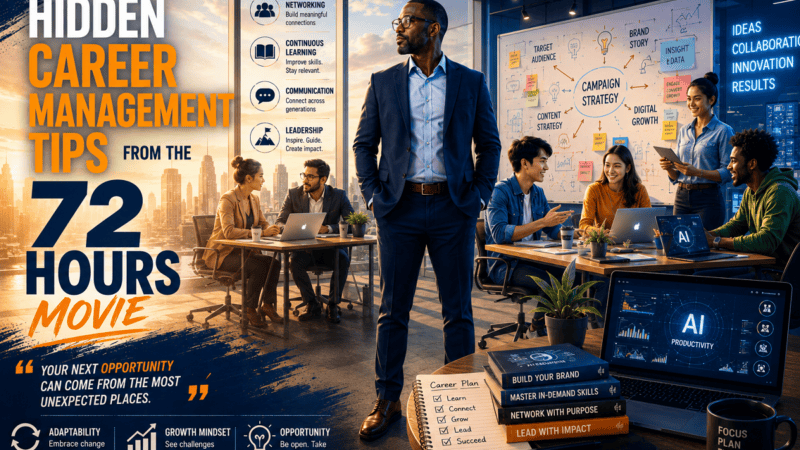 Hidden Career Management Tips from the 72 Hours Movie