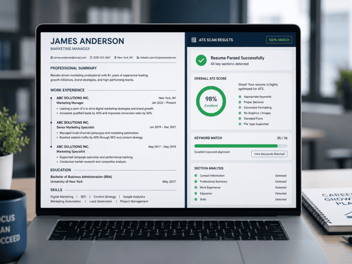 ATS Resume Format for Multiple Positions at Same Company