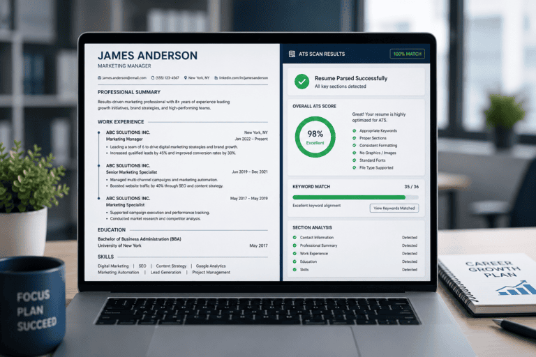 ATS Resume Format for Multiple Positions at Same Company