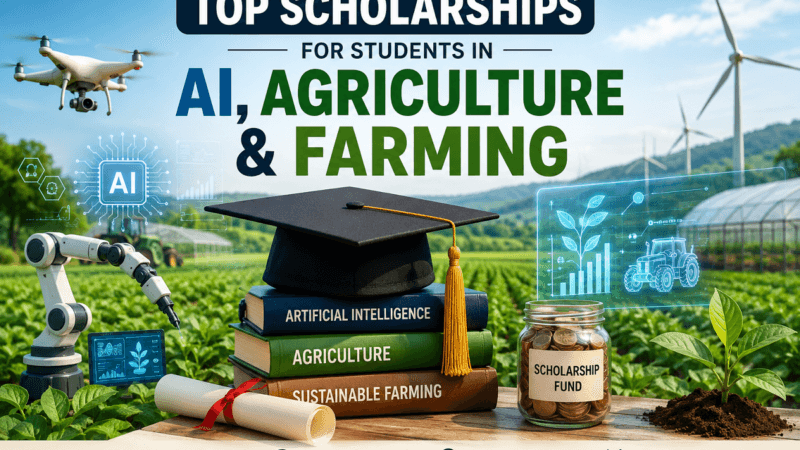 Top Scholarships for Students in AI, Agriculture & Farming