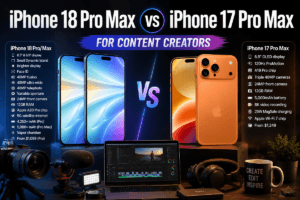 iPhone 18 Pro Max vs iPhone 17 Pro Max for Content Creators