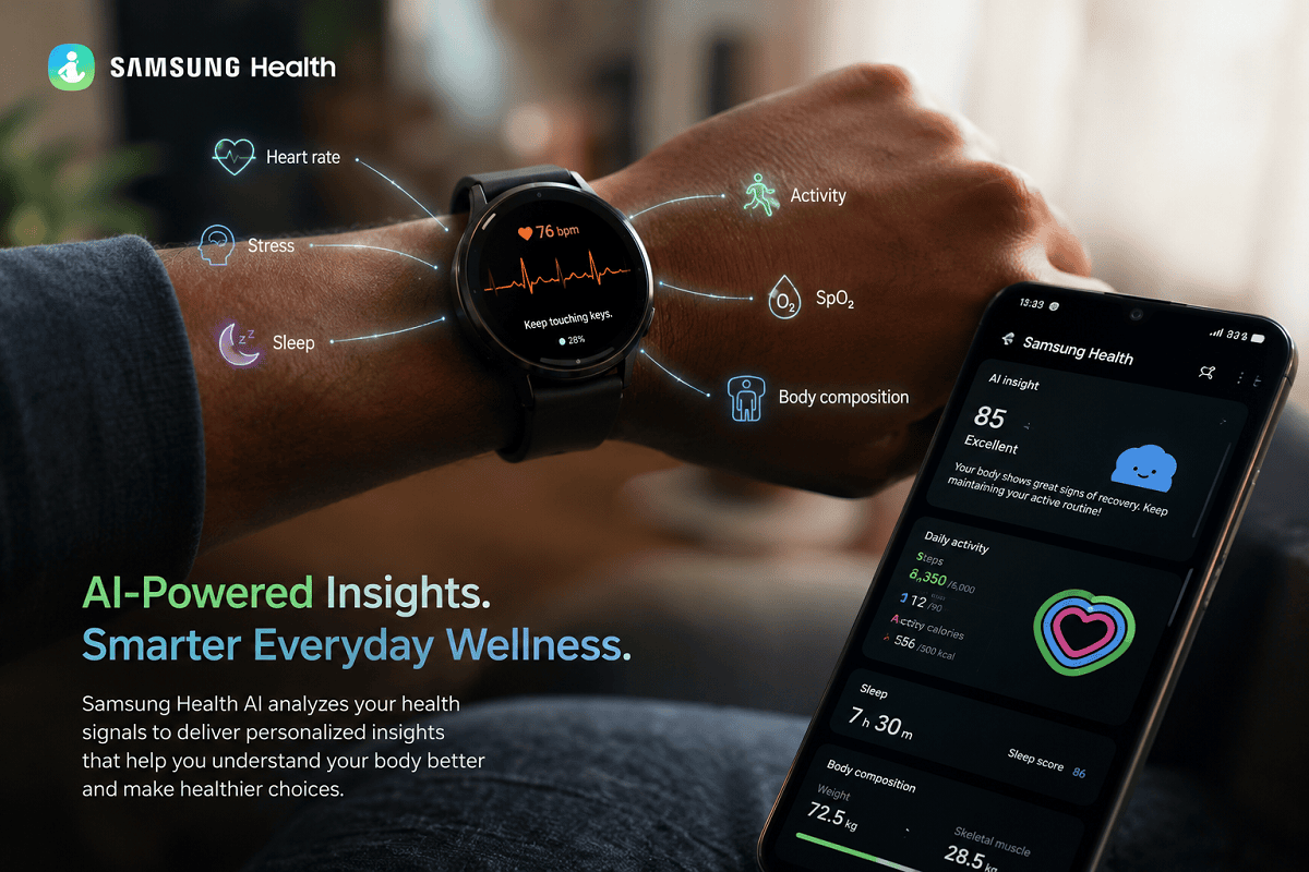 How Samsung Health AI Improves Smartwatch Health Insights How Samsung Health AI Improves Smartwatch Health Insights