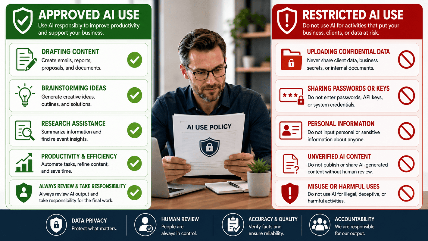 How to Create an AI Use Policy for a Small Business How to Create an AI Use Policy for a Small Business