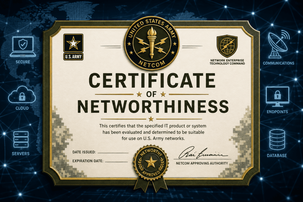Certificate of Networthiness (CoN): Meaning and Requirements Certificate of Networthiness (CoN): Meaning and Requirements
