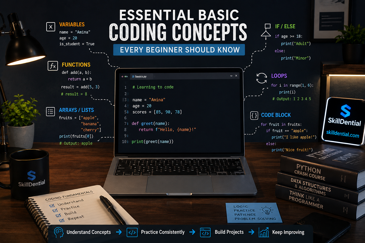 Essential Basic Coding Concepts Every Beginner Should Know Essential Basic Coding Concepts Every Beginner Should Know