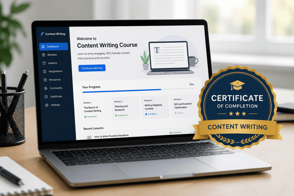 Best Content Writing Courses With Certificates for Beginners Best Content Writing Courses With Certificates for Beginners