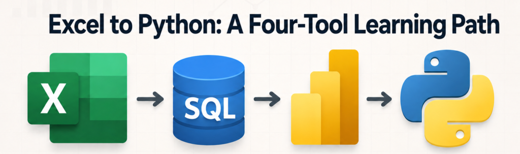 Should I Learn Excel, SQL, Power BI, or Python First?