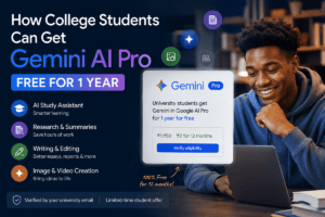 How College Students Can Get Gemini AI Pro Free for 1 Year How College Students Can Get Gemini AI Pro Free for 1 Year