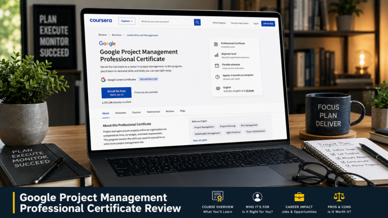 Google Project Management Professional Certificate Review Google Project Management Professional Certificate Review