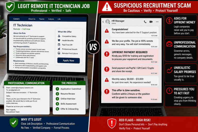 How to Find Legit IT Technician Remote Jobs for Graduates