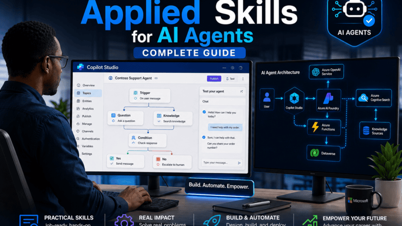 Microsoft Applied Skills for AI Agents: Complete Guide Microsoft Applied Skills for AI Agents: Complete Guide
