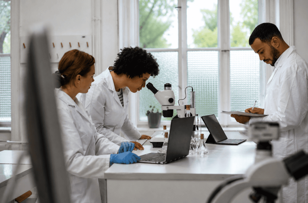 How to Get Research Experience as a Non-Traditional Student Multicultural Researchers Collaborating in Modern Laboratory