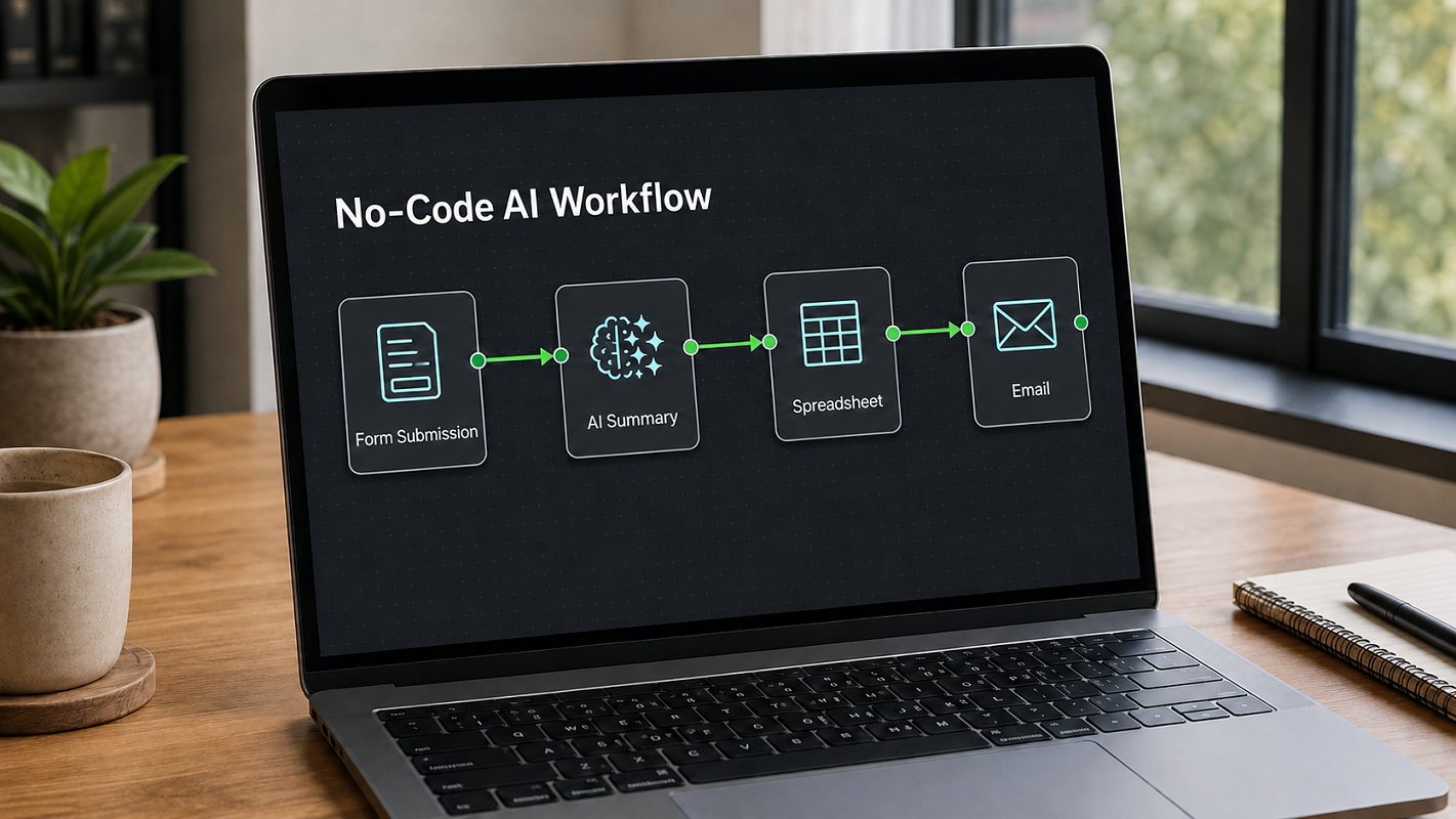 No-Code AI Automation: Beginner Tools and Concepts No-Code AI Automation: Beginner Tools and Concepts