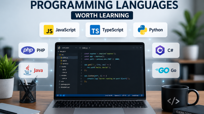 Website Development Programming Languages Worth Learning