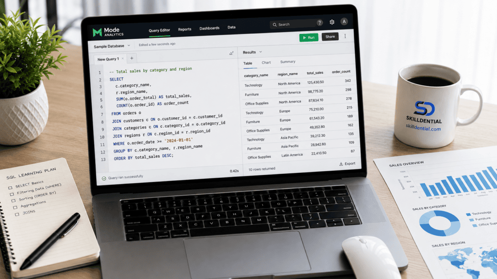 Mode Analytics SQL Tutorial for Beginners: A Complete Guide Mode Analytics SQL Tutorial for Beginners: A Complete Guide