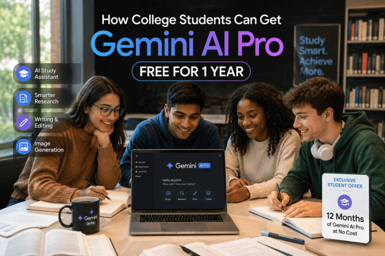 How College Students Can Get Gemini AI Pro Free for 1 Year