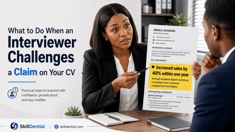 What to Do When an Interviewer Challenges a Claim on Your CV What to Do When an Interviewer Challenges a Claim on Your CV