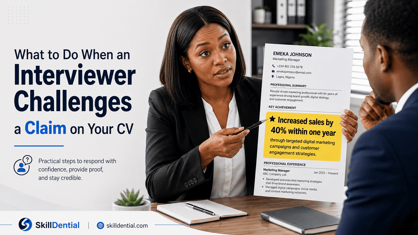 What to Do When an Interviewer Challenges a Claim on Your CV What to Do When an Interviewer Challenges a Claim on Your CV