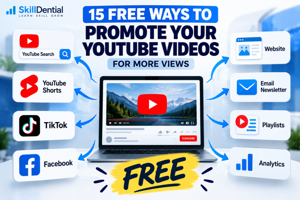 15 Free Ways to Promote Your YouTube Videos for More Views 15 Free Ways to Promote Your YouTube Videos for More Views