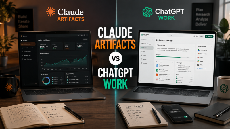 Claude Artifacts vs ChatGPT Work: Practical Ways to Use Both Claude Artifacts vs ChatGPT Work: Practical Ways to Use Both