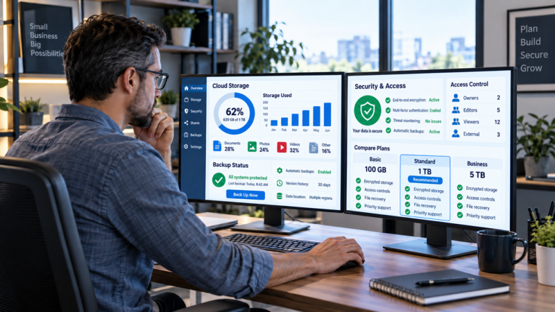11 Best Secure Cloud Storage Services for Small Businesses