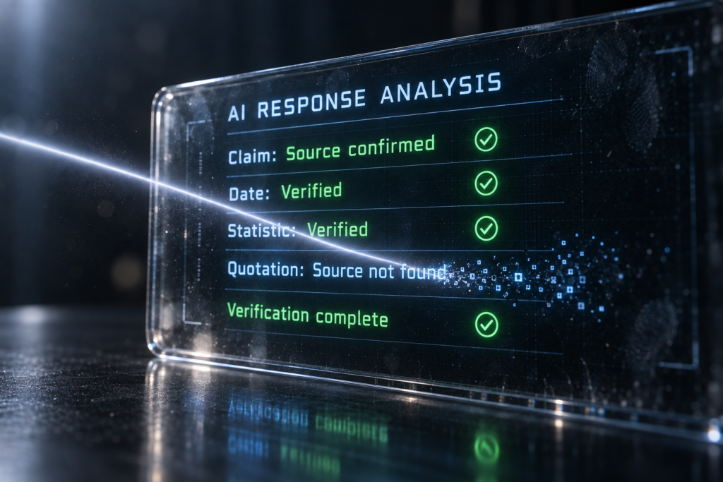 How to Fact-Check AI Answers When No Sources Are Provided How to Fact-Check AI Answers When No Sources Are Provided