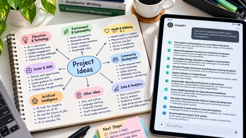 AI Student Roadmap: 25 Ways to Use AI for School Projects